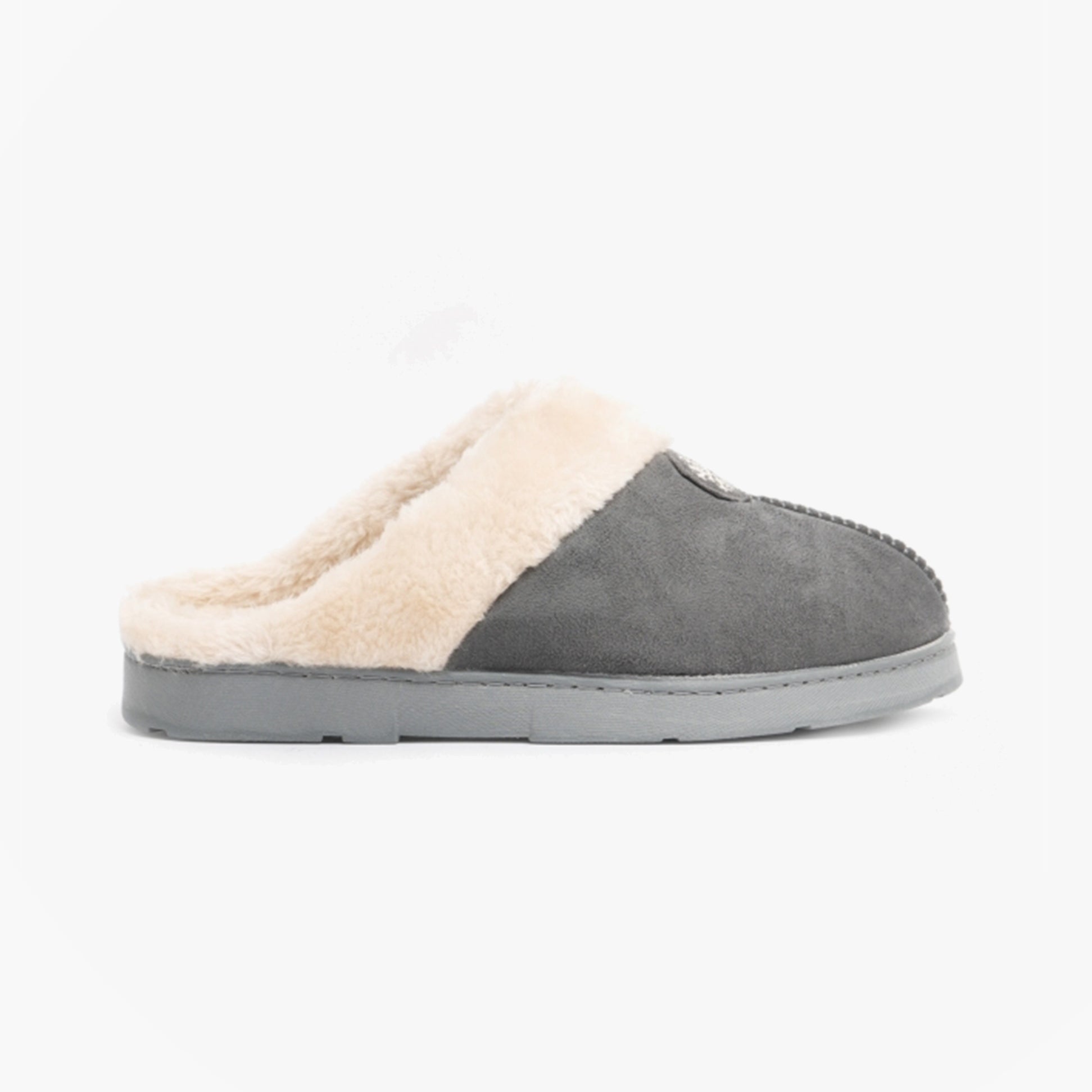 Jo & Joe SNUGGLE Womens Slippers Charcoal