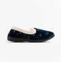 Jo & Joe ANNIE Womens Full Slippers Navy