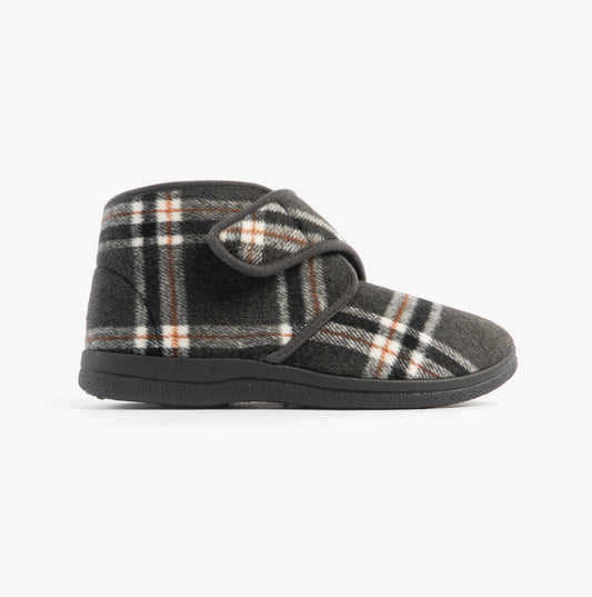 Jo & Joe CECIL Mens Bootie Slipperss Grey