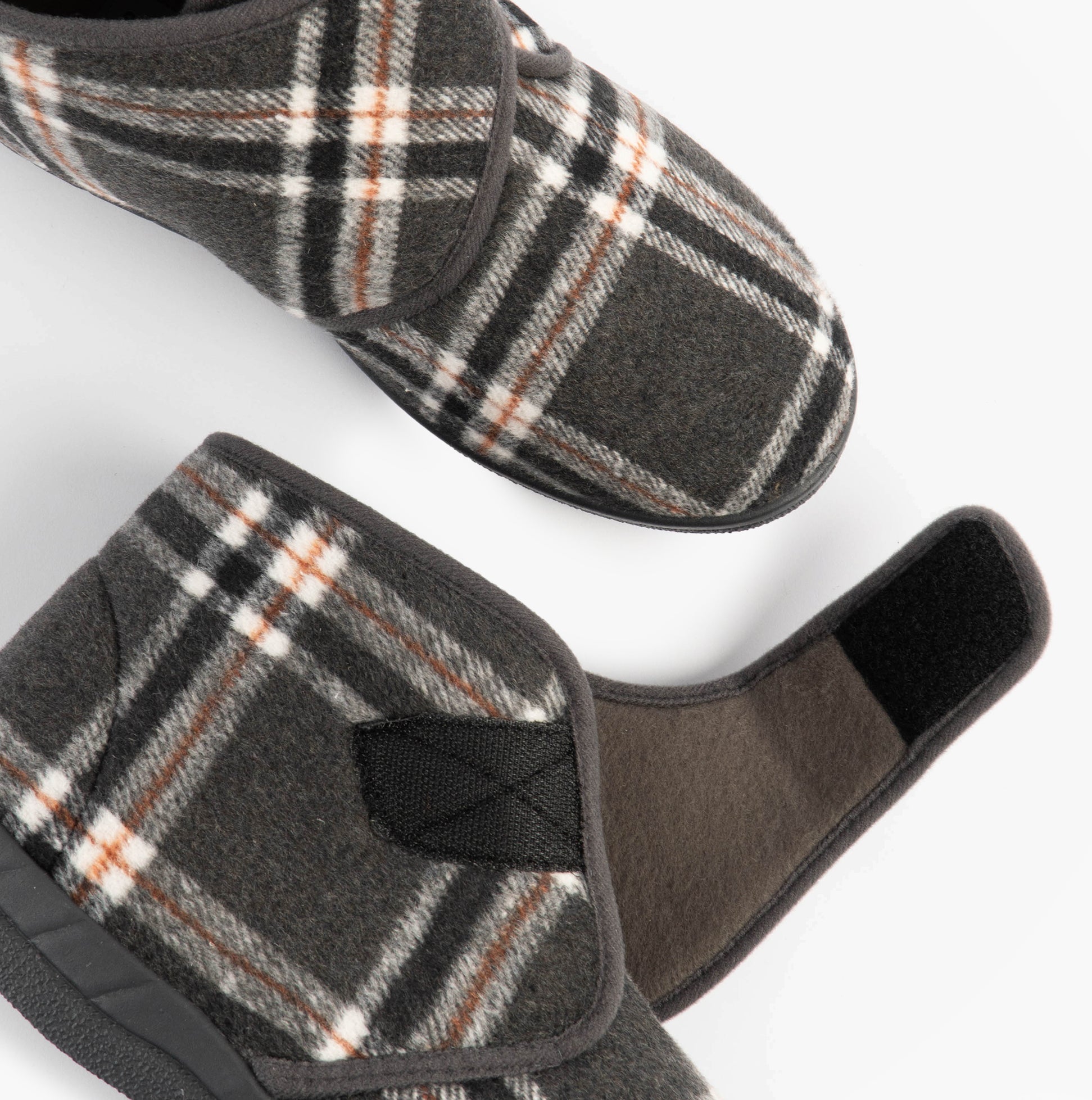 Jo & Joe CECIL Mens Bootie Slippers Grey