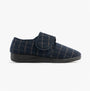 Jo & Joe DENNIS Mens Adjustable Full Slippers Navy