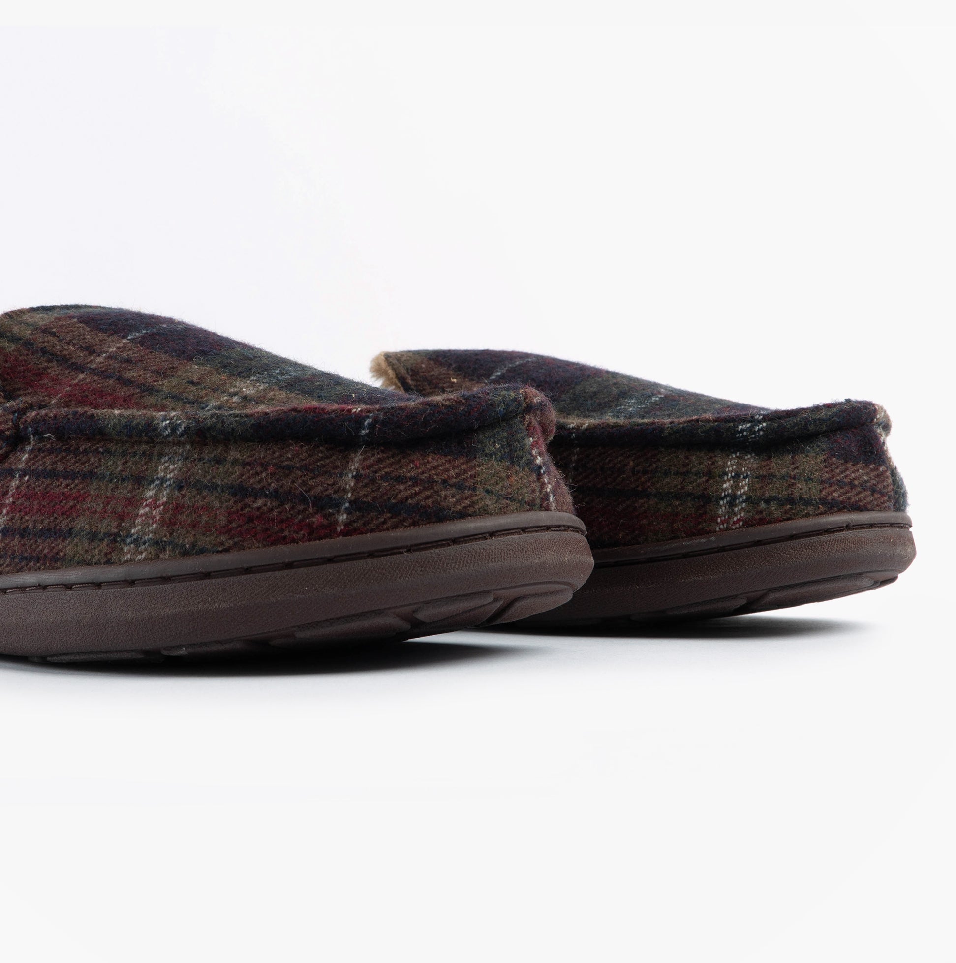 Jo & Joe GLENDALE Mens Moccasin Slippers Brown