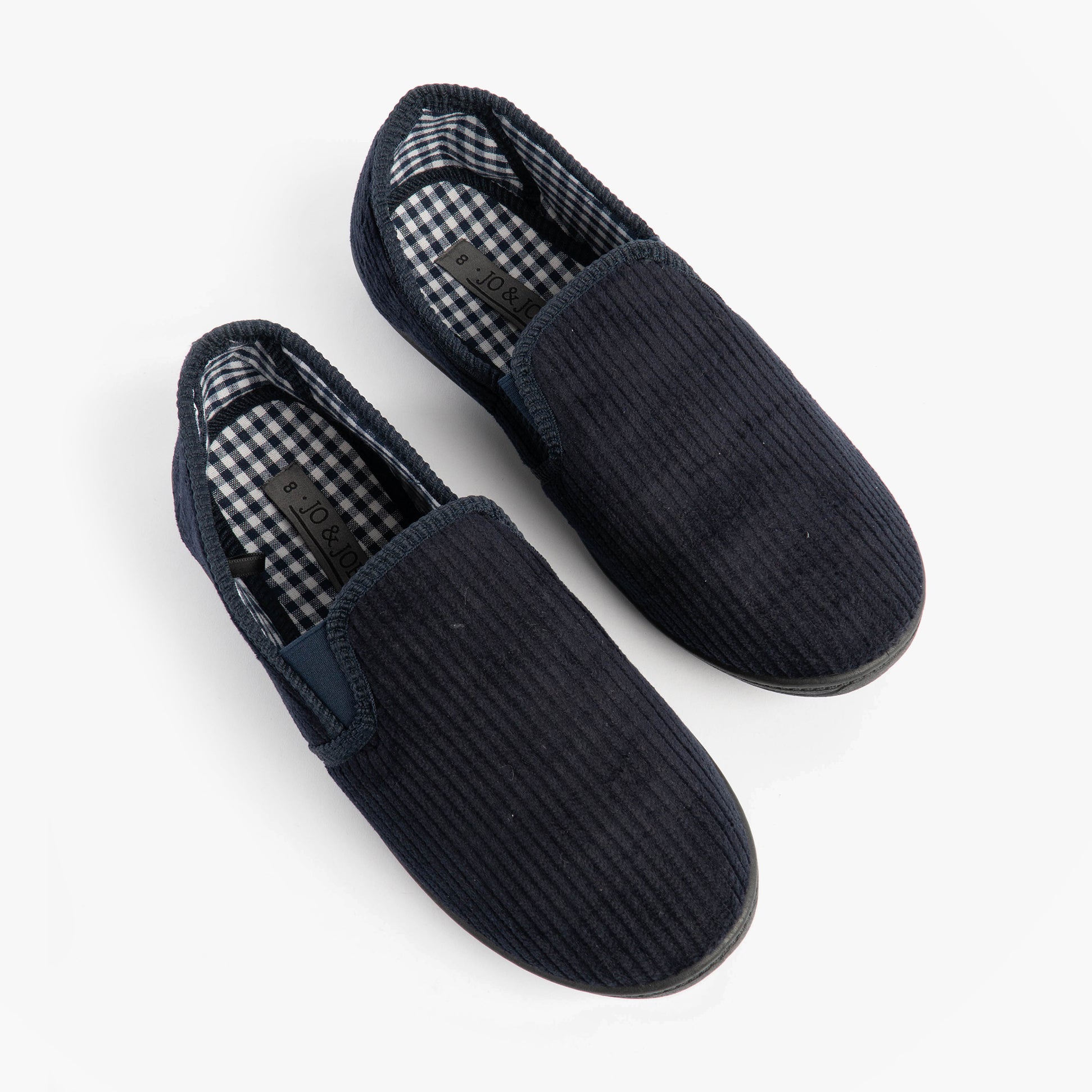 Jo & Joe HARRY Mens Full Slippers Navy