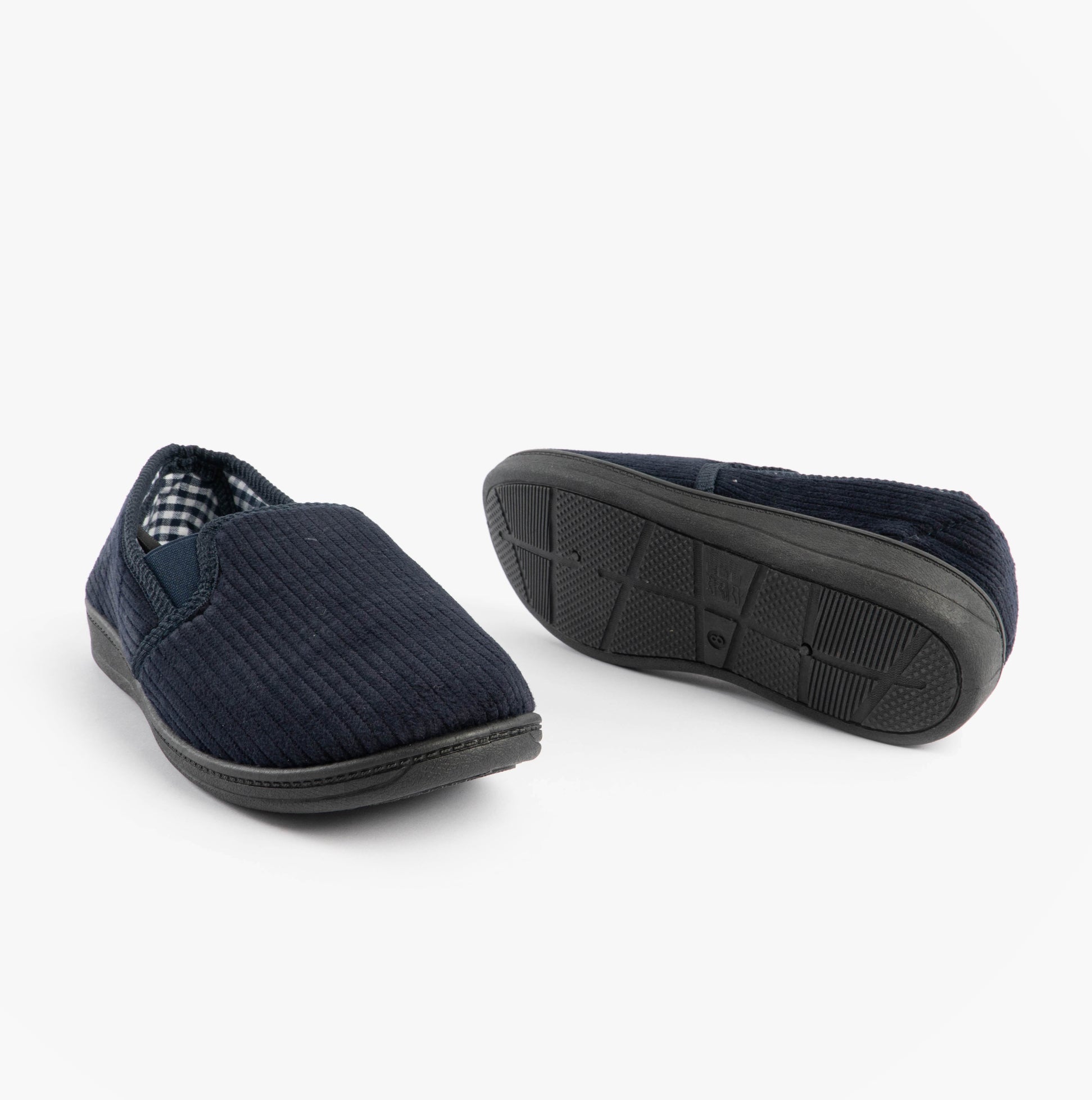 Jo & Joe HARRY Mens Full Slippers Navy