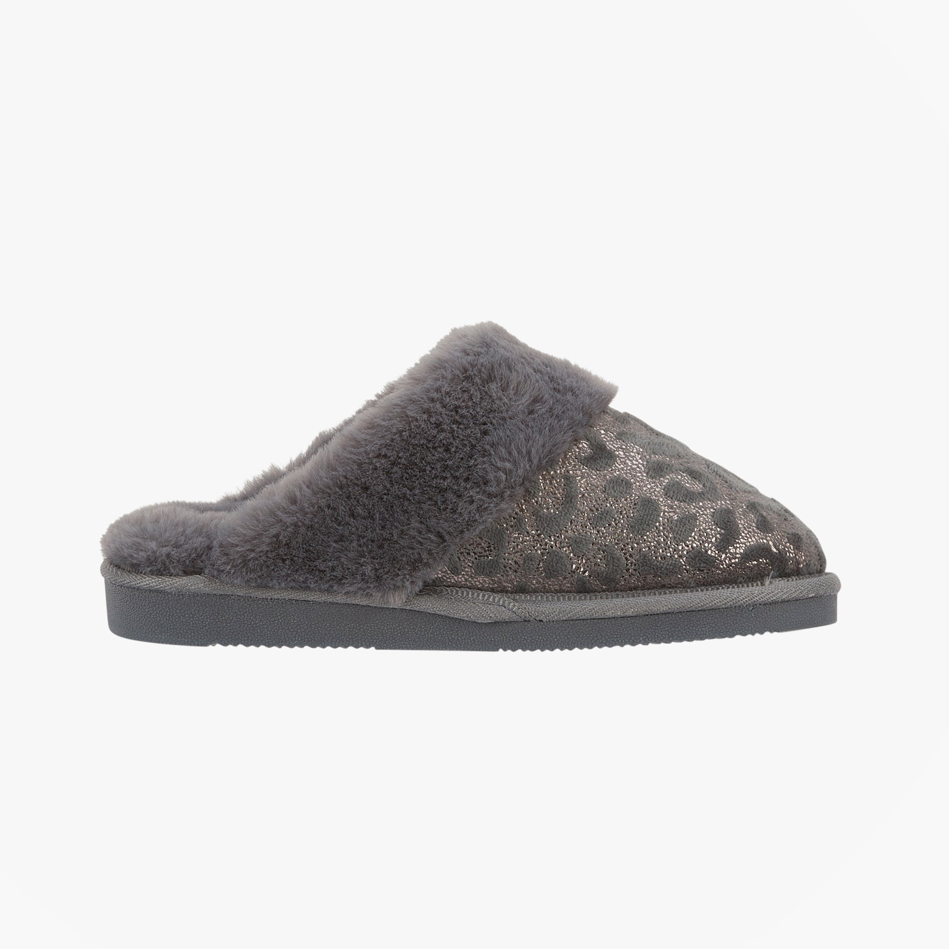 Jo & Joe LYLA Womens Mule Slippers Grey