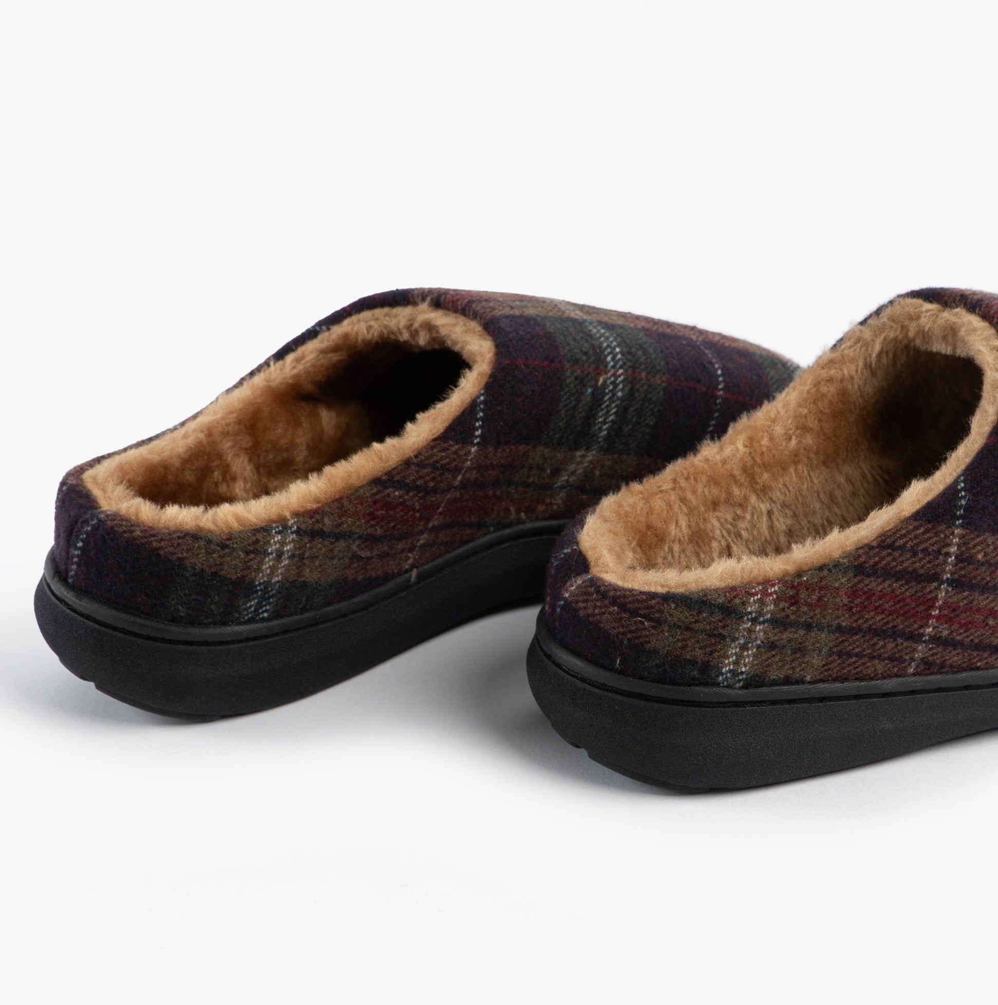 Jo & Joe NIDDERDALE Mens Mule Slippers Brown