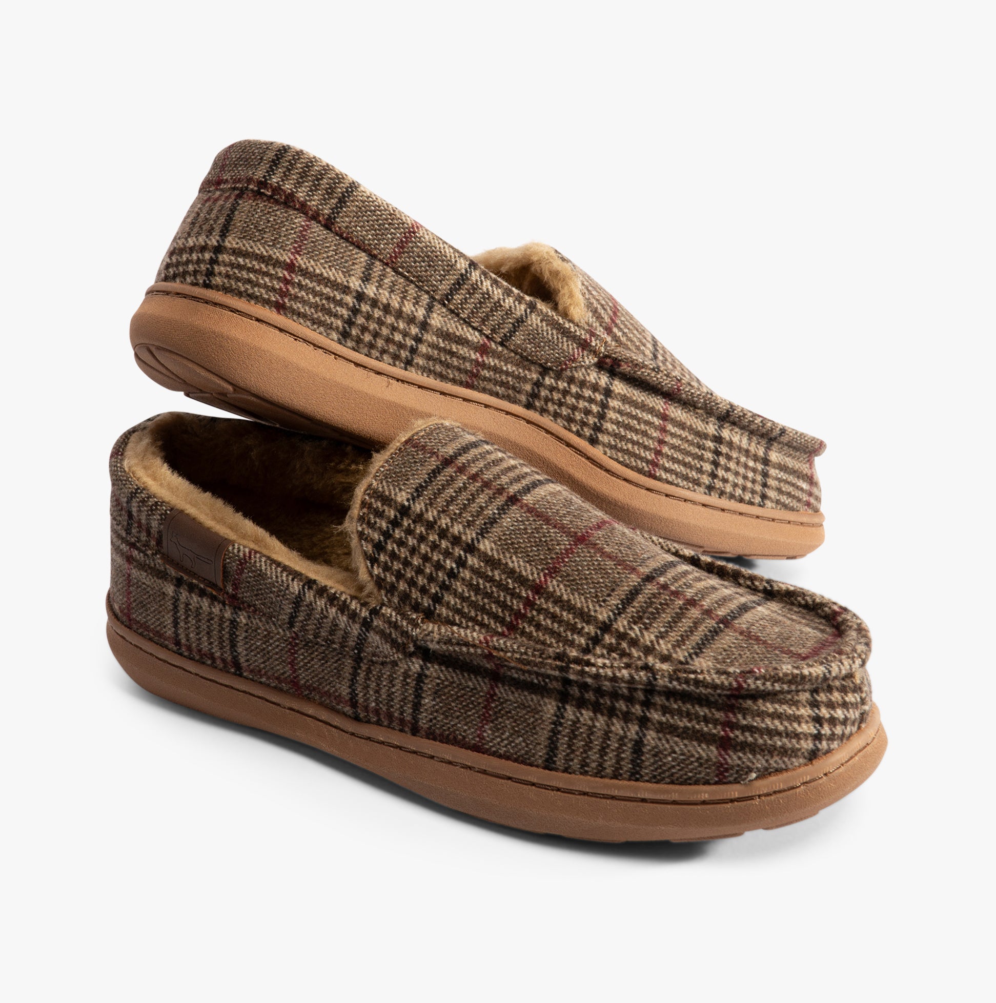 Jo & Joe TAUNTON Mens Slippers Brown