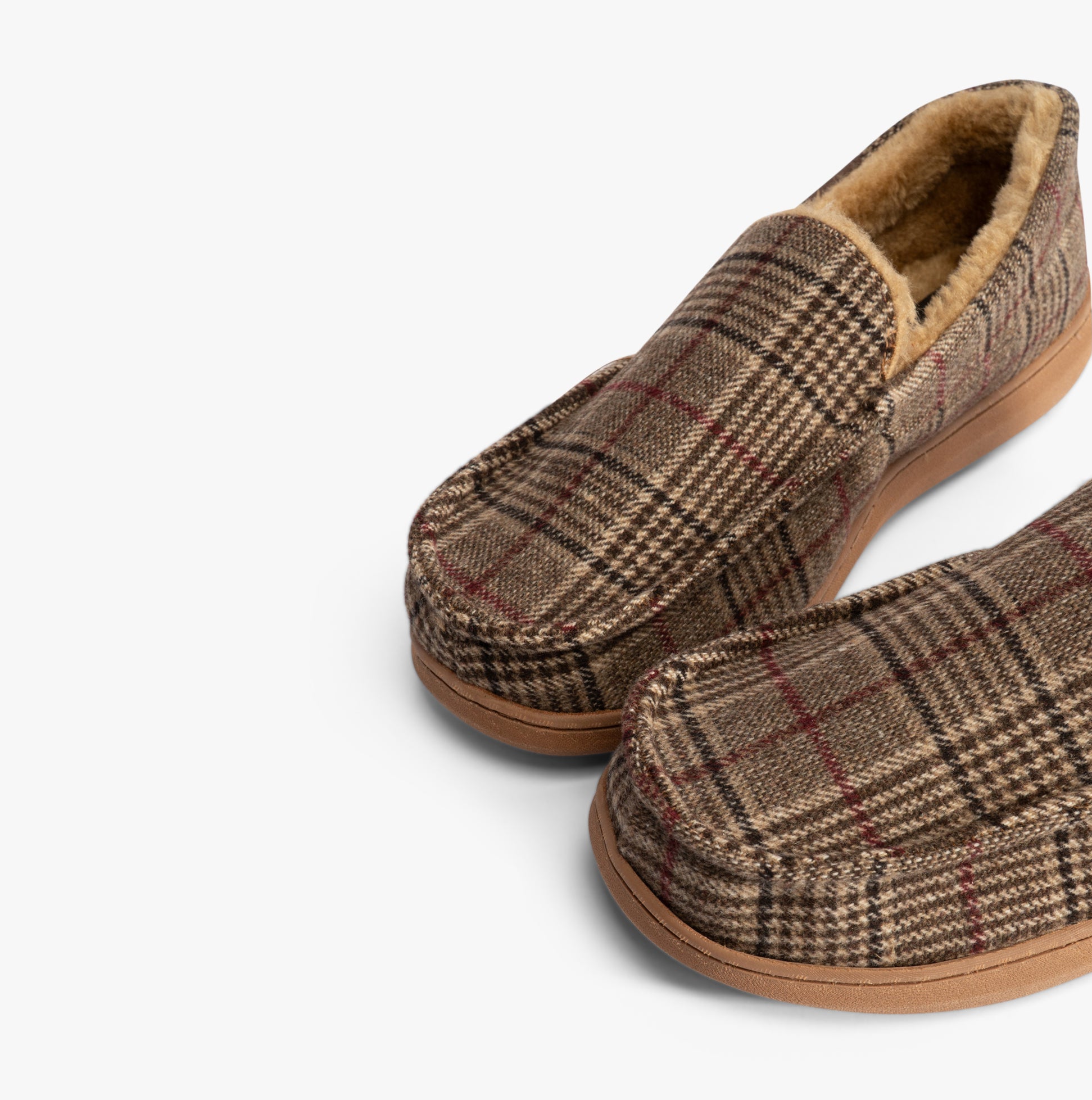 Jo & Joe TAUNTON Mens Slippers Brown