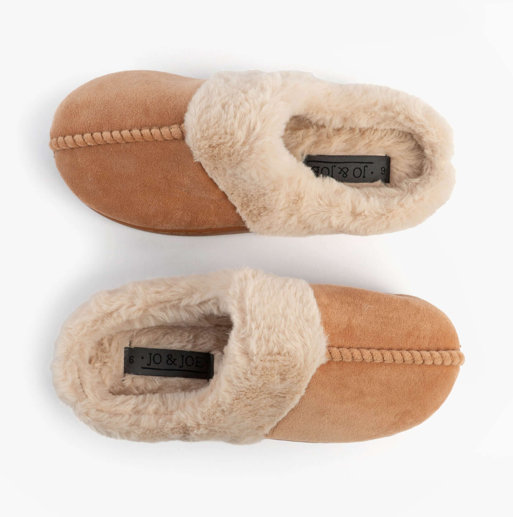 Jo & Joe ZOE Womens Mule Slippers Chestnut