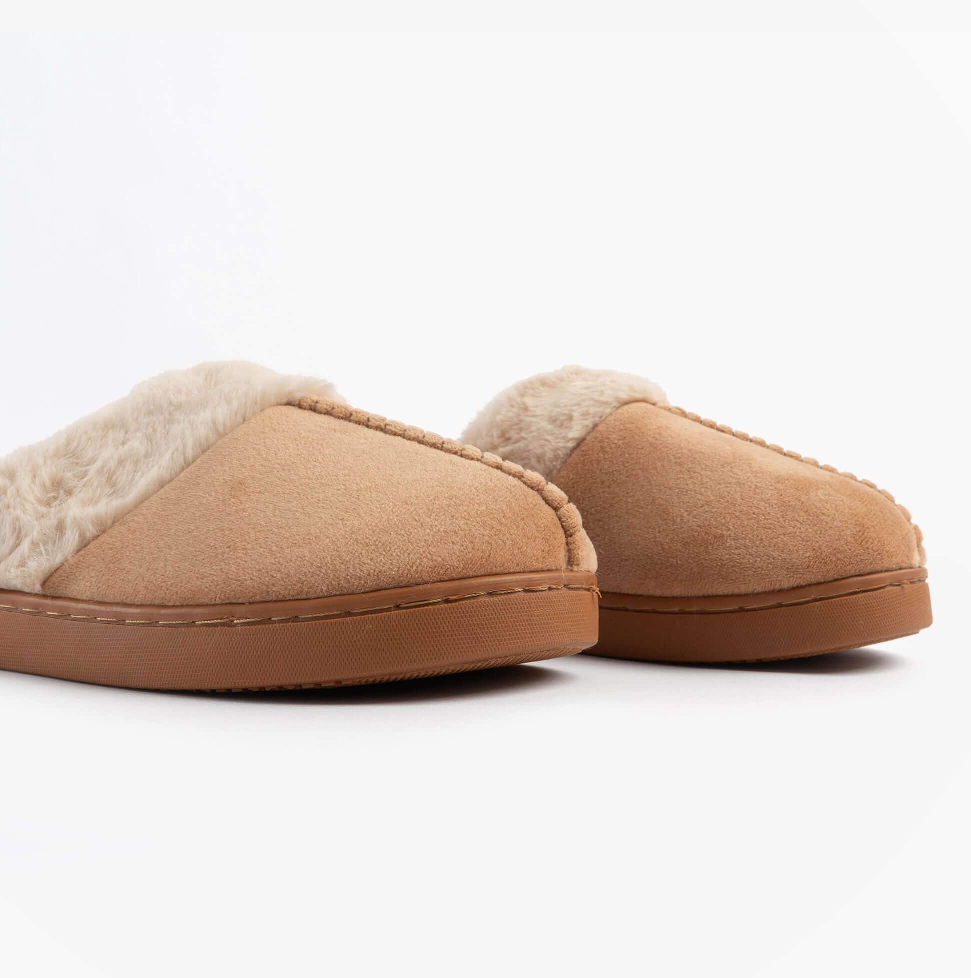 Jo & Joe ZOE Womens Mule Slippers Chestnut