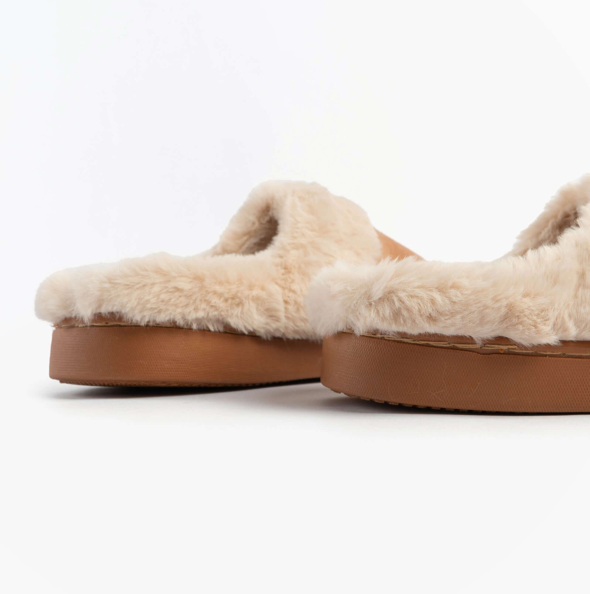 Jo & Joe ZOE Womens Mule Slippers Chestnut