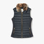 Joules BECKLEY Womens Padded Showerproof Gilet Navy