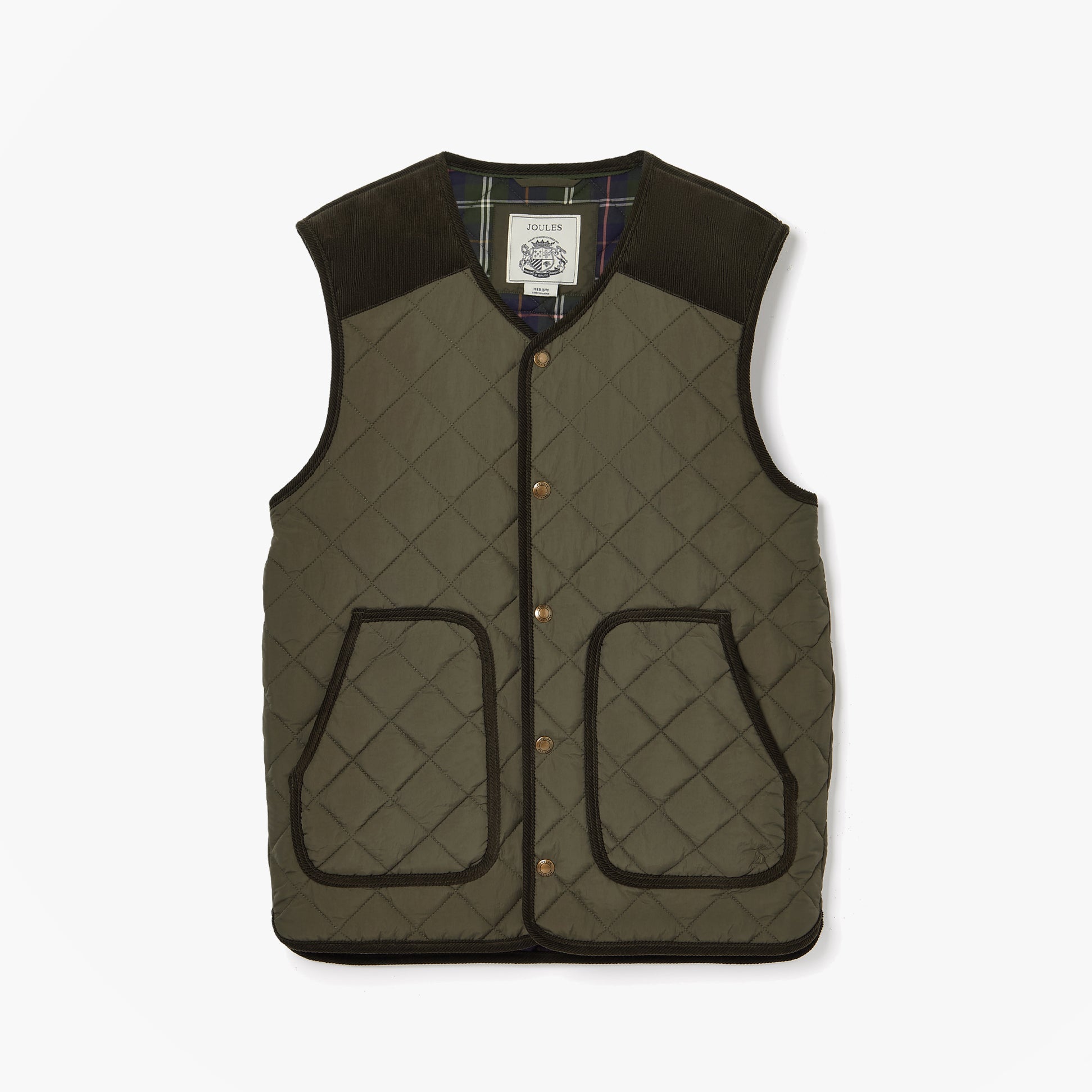 Joules GIBSON Mens Gilet Green