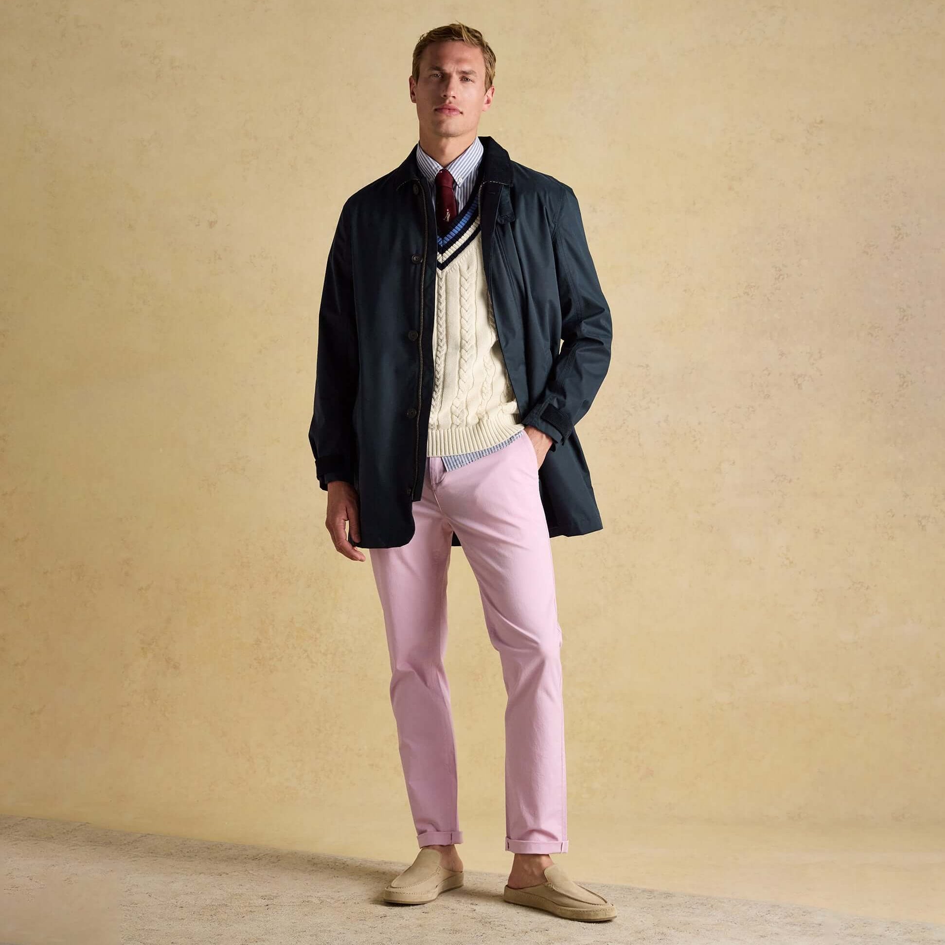 Joules SANDFORD Navy Blue Waterproof Raincoat Navy