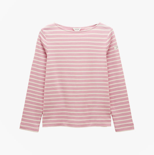 Joules HARBOUR Womens Top Pink Stripe