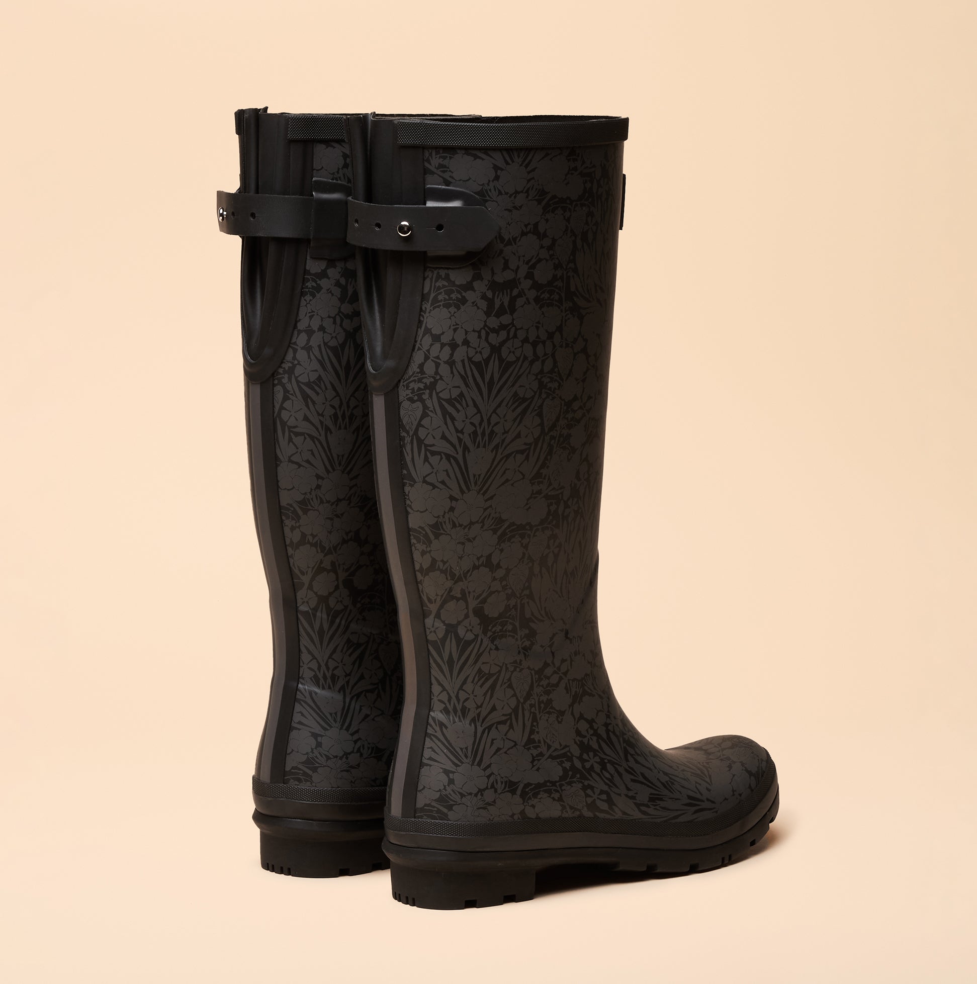 Joules WELLY PRINT Womens Wellington Boots Black
