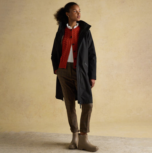 Joules RAINAWAY Womens Raincoat Black