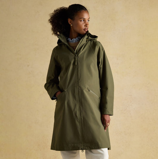 Joules RAINAWAY Womens Waterproof Raincoat Green