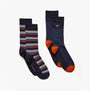 Joules KINGSBURY Mens Socks Navy/Ginger