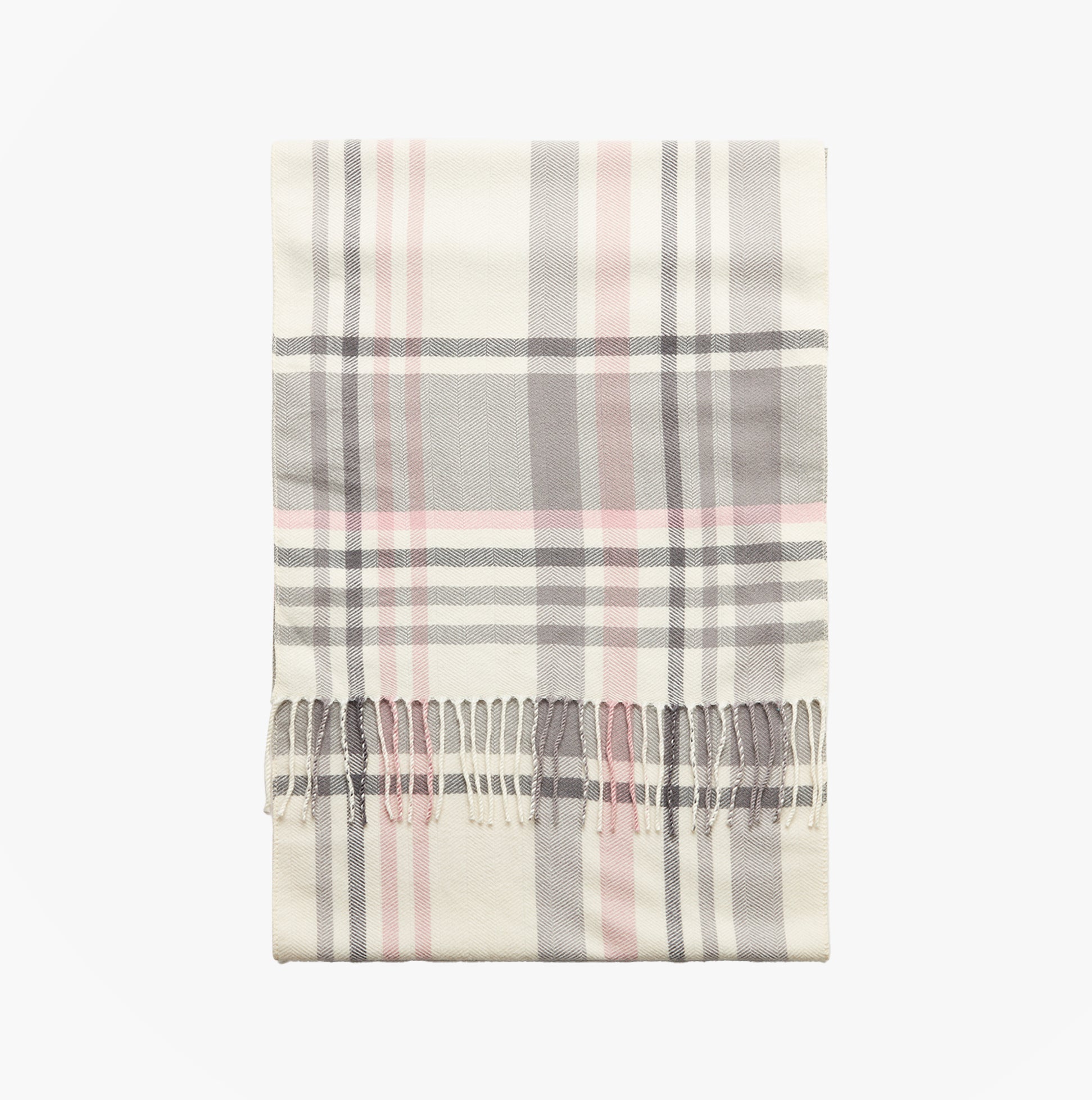 Joules LANGTREE Womens Scarf Pink/Grey