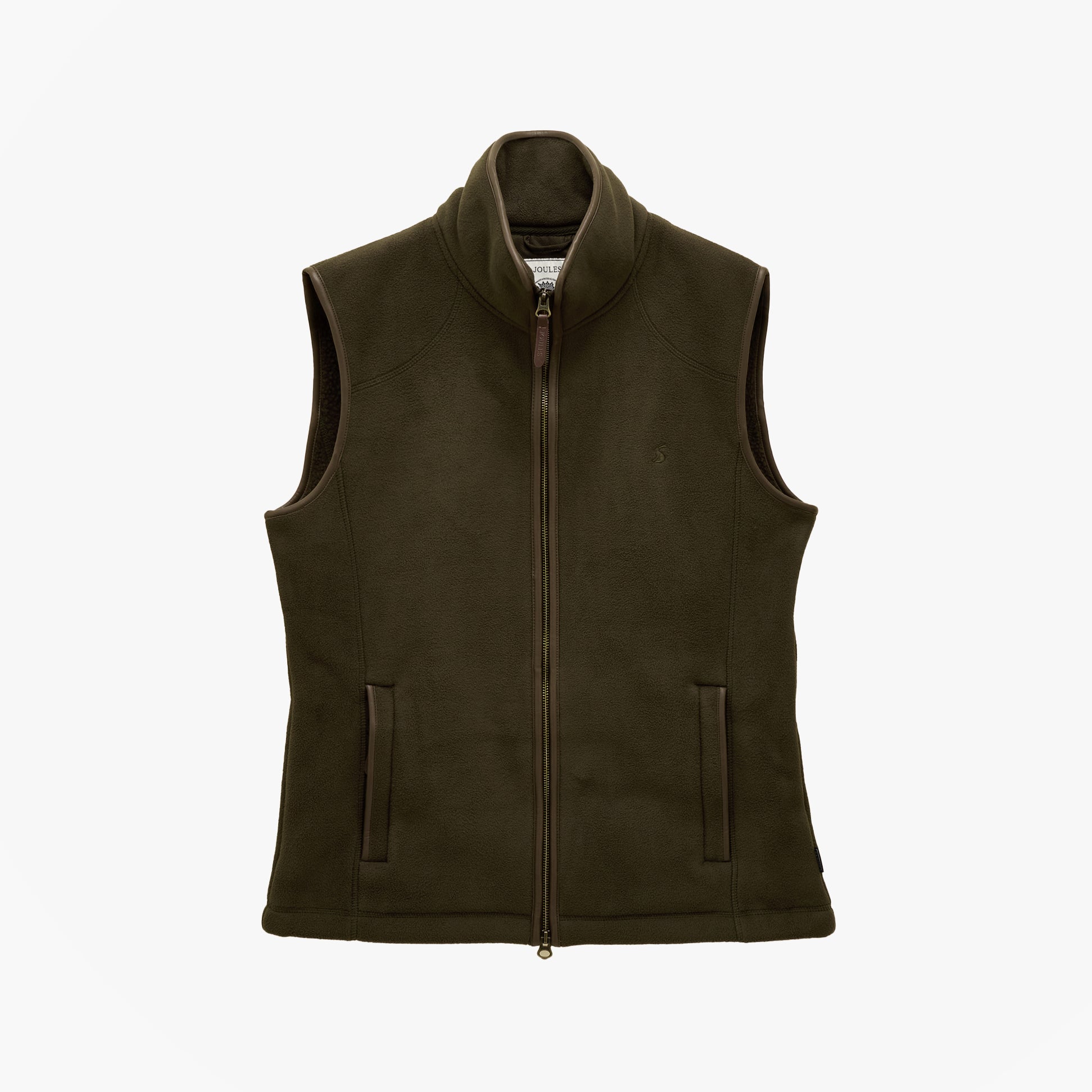 Joules HERITAGE FLEECE Mens Gilet Green