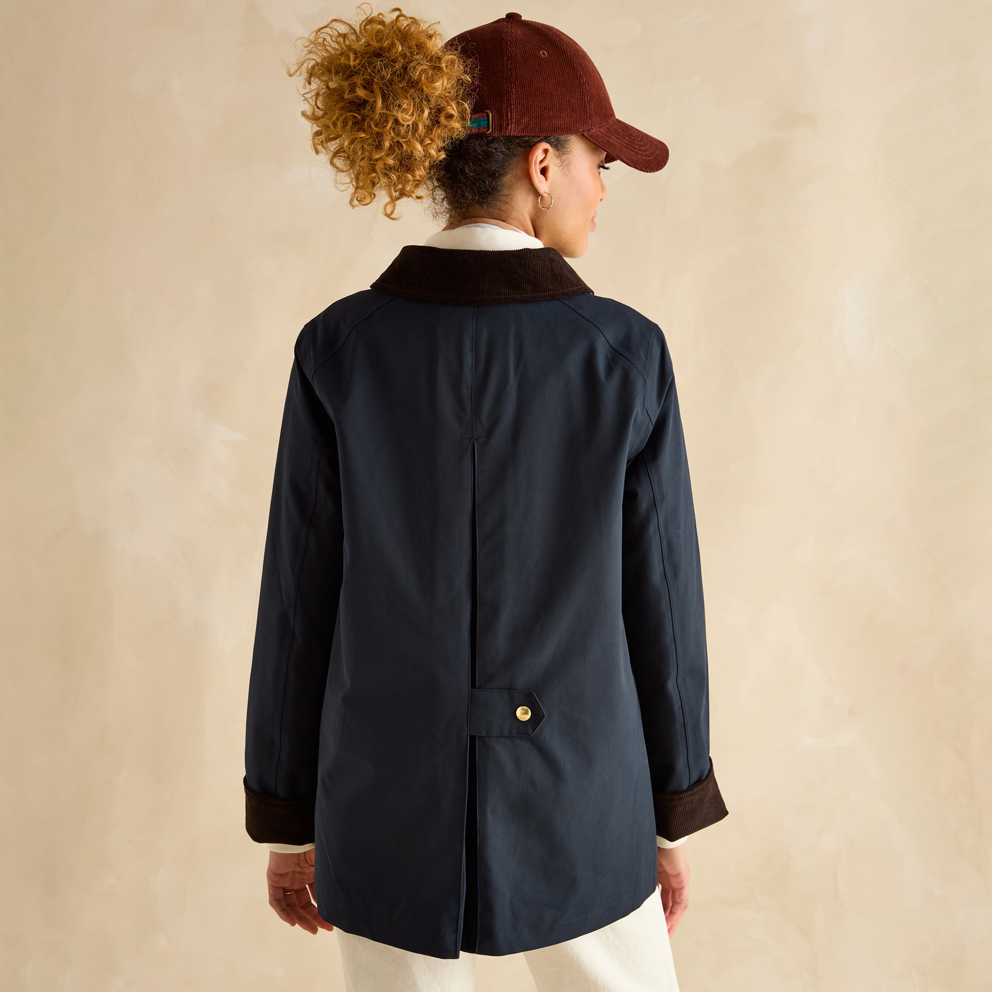 Joules KATHERINE Womens Waterproof Heritage Coat Navy