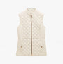Joules MINX Womens Showerproof Quilted Gilet Cream