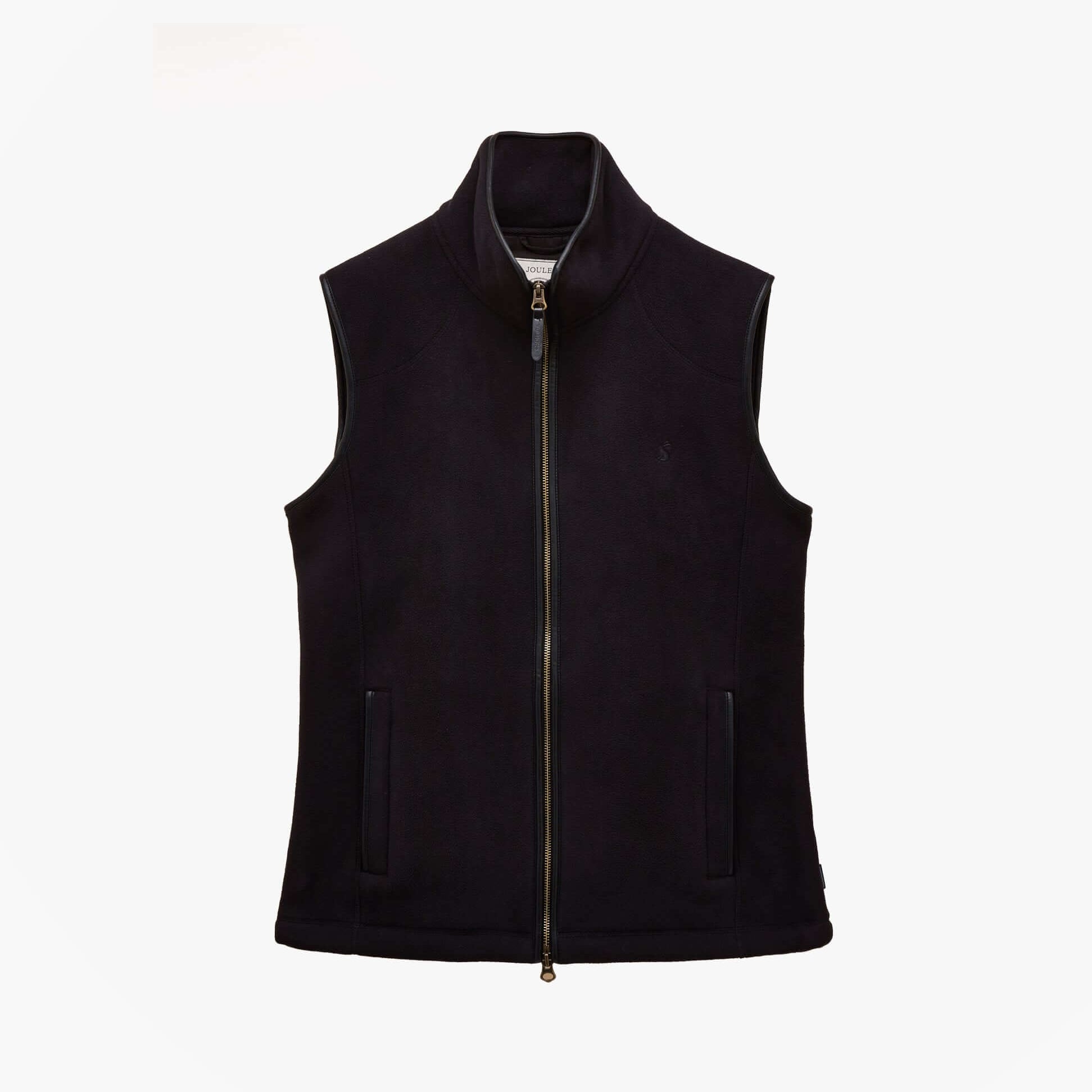 Joules HERITAGE FLEECE Mens Gilet Black