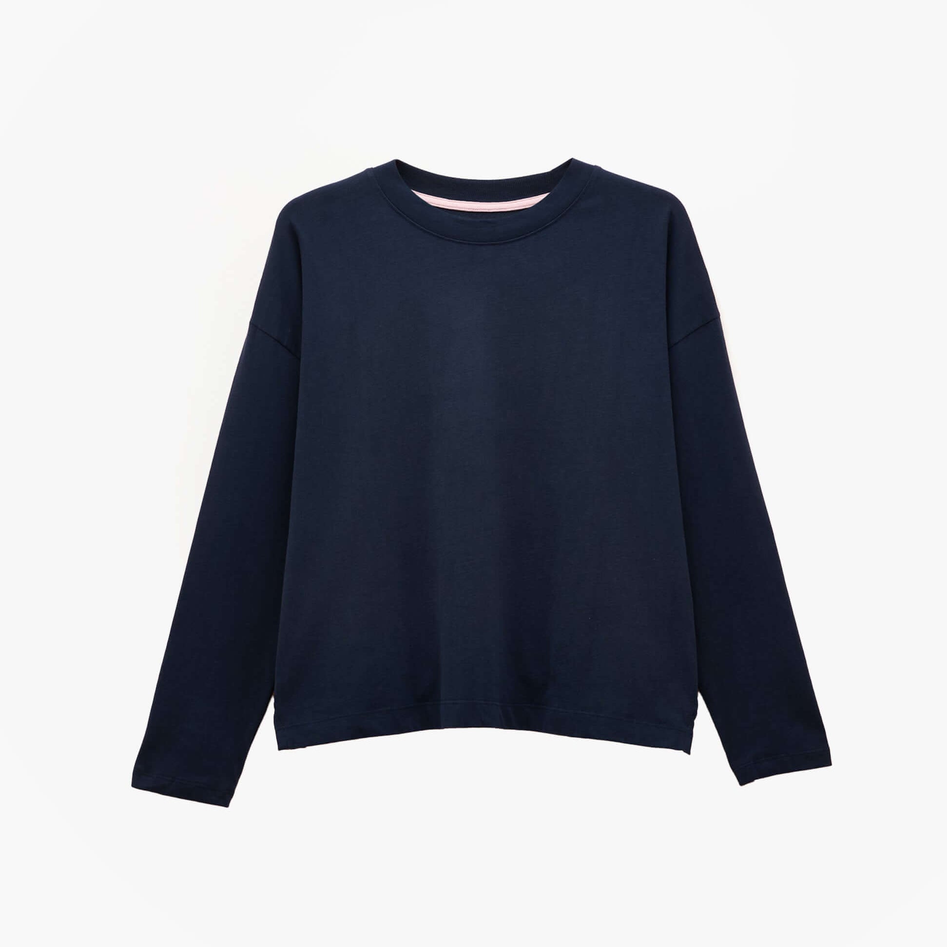 Joules JERSEY Pyjama Top Womens Sweatshirts Navy