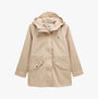 Joules PORTWELL Waterproof Hoodie Raincoat With Adjustable Waist Neutral
