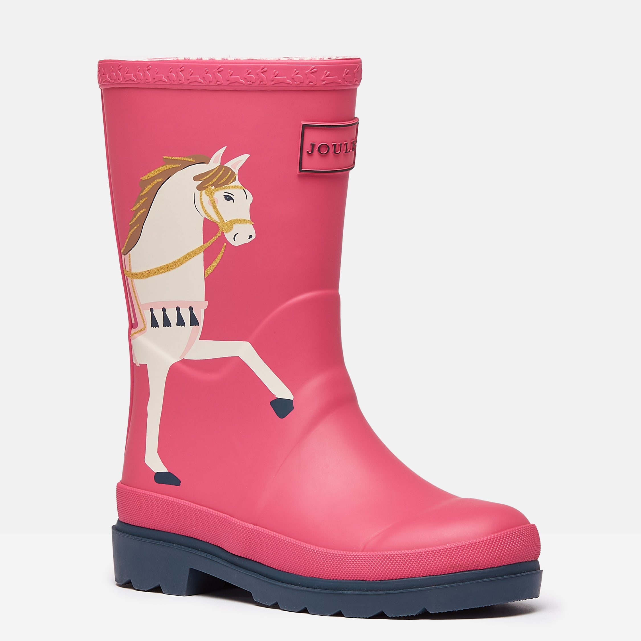 Joules SPLASHWELL Girls Wellies Horse