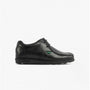 Kickers 114861 FRAGMA LACE 2 Eyelet School Shoes Black