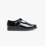 Kickers 115177 FRAGMA T-BAR Girls School Shoes Patent Black