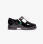 Kickers 116228 LACH T-BAR Girls School Shoes Black Patent