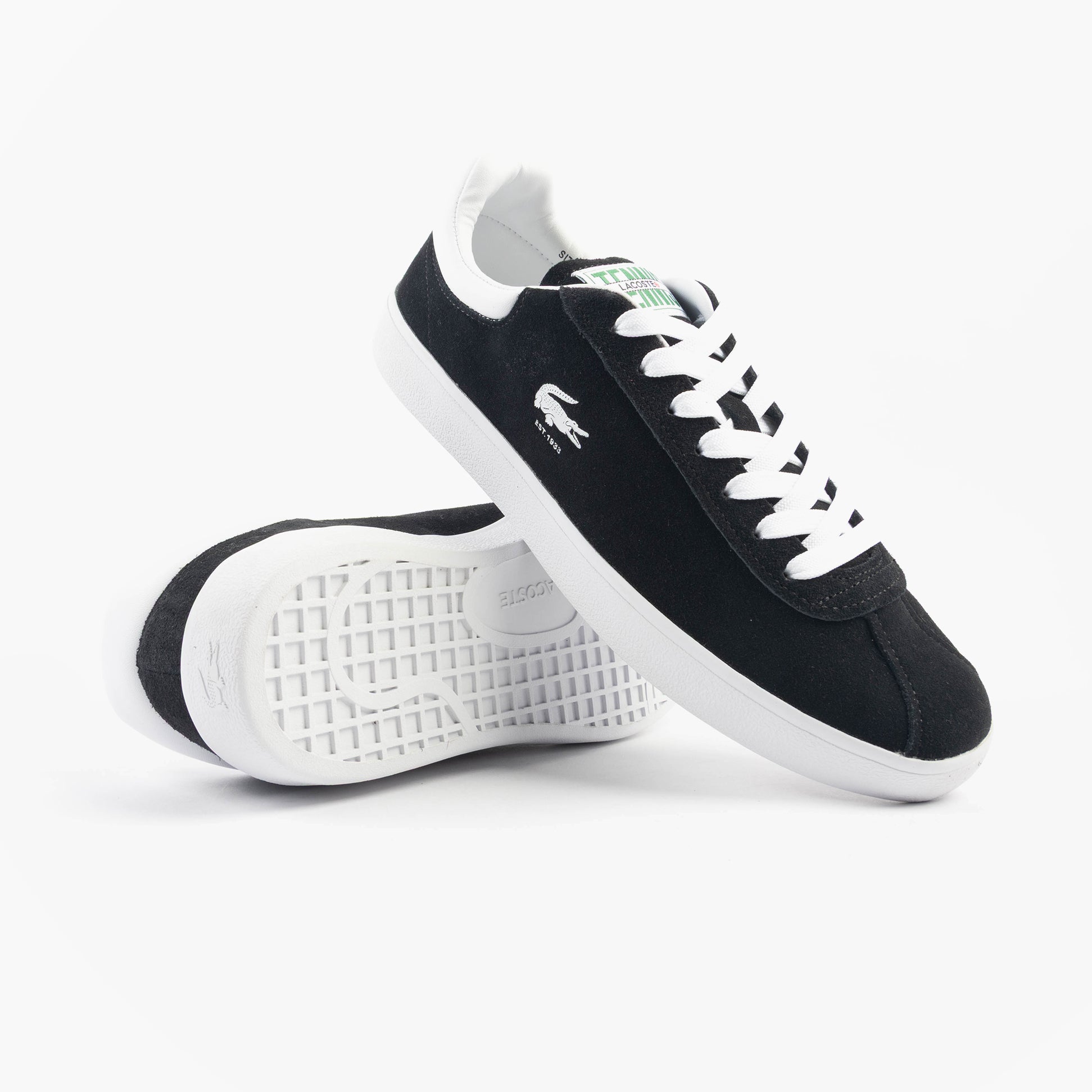 Lacoste BASESHOT Mens Trainers Black/White