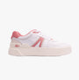 Lacoste L002 EVO 124 1 Womens Trainers White/Light Pink