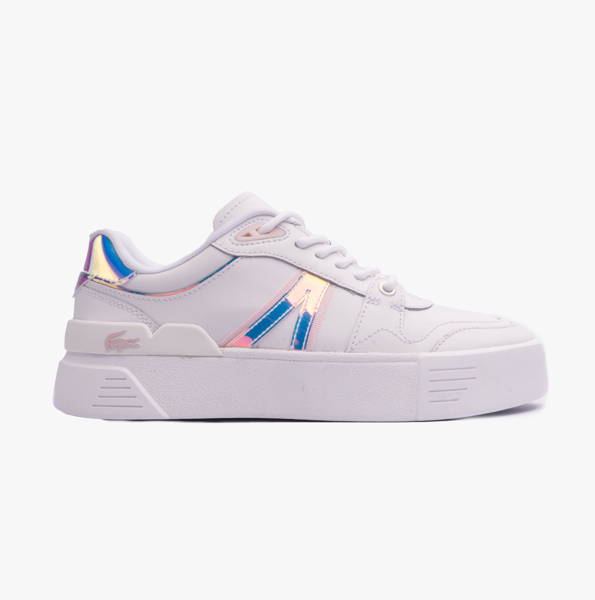 Lacoste L002 EVO 124 5 Womens Trainers White/Light Pink