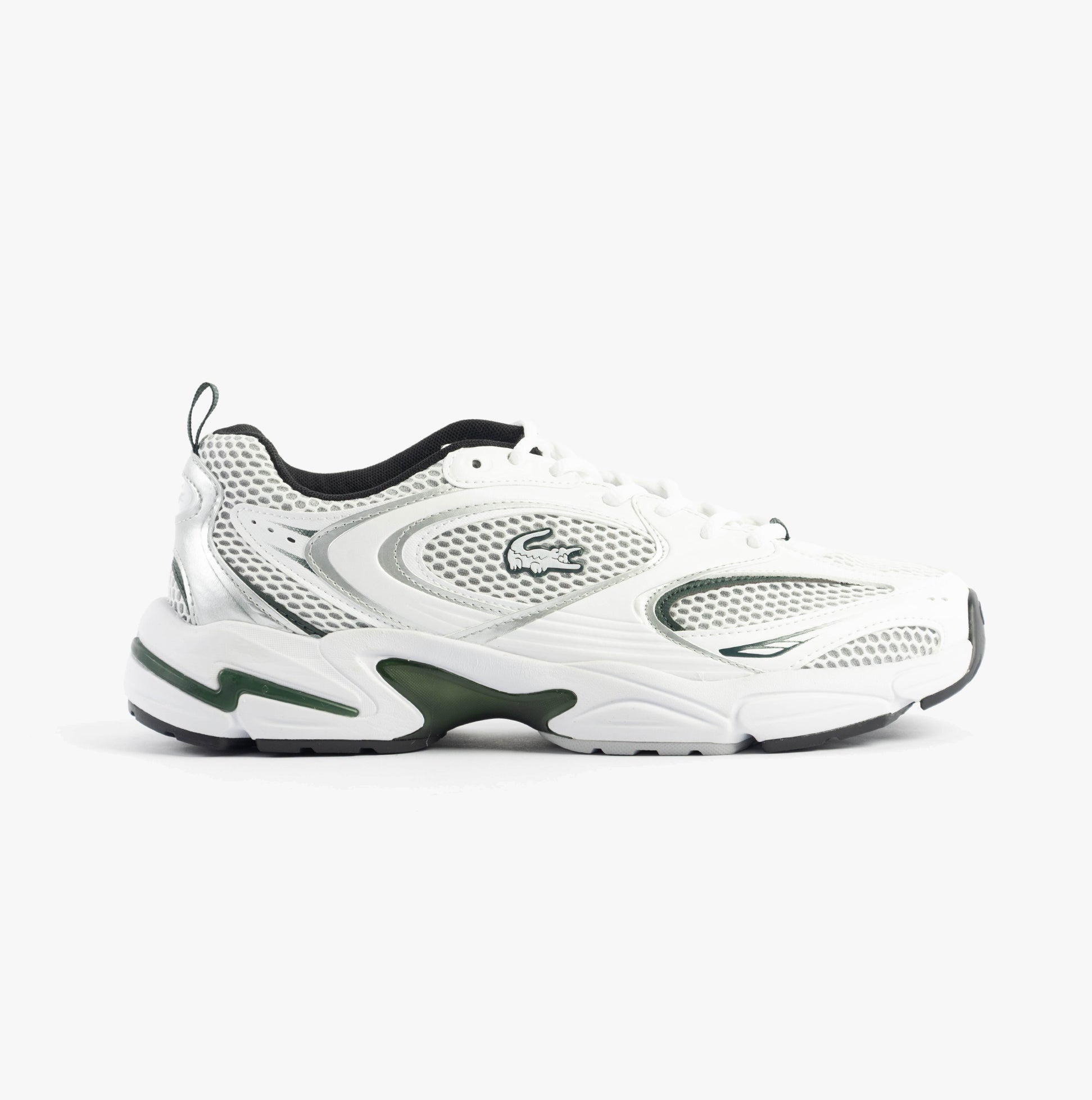 Lacoste STORM 96 2K Mens Trainers White/Dark Green