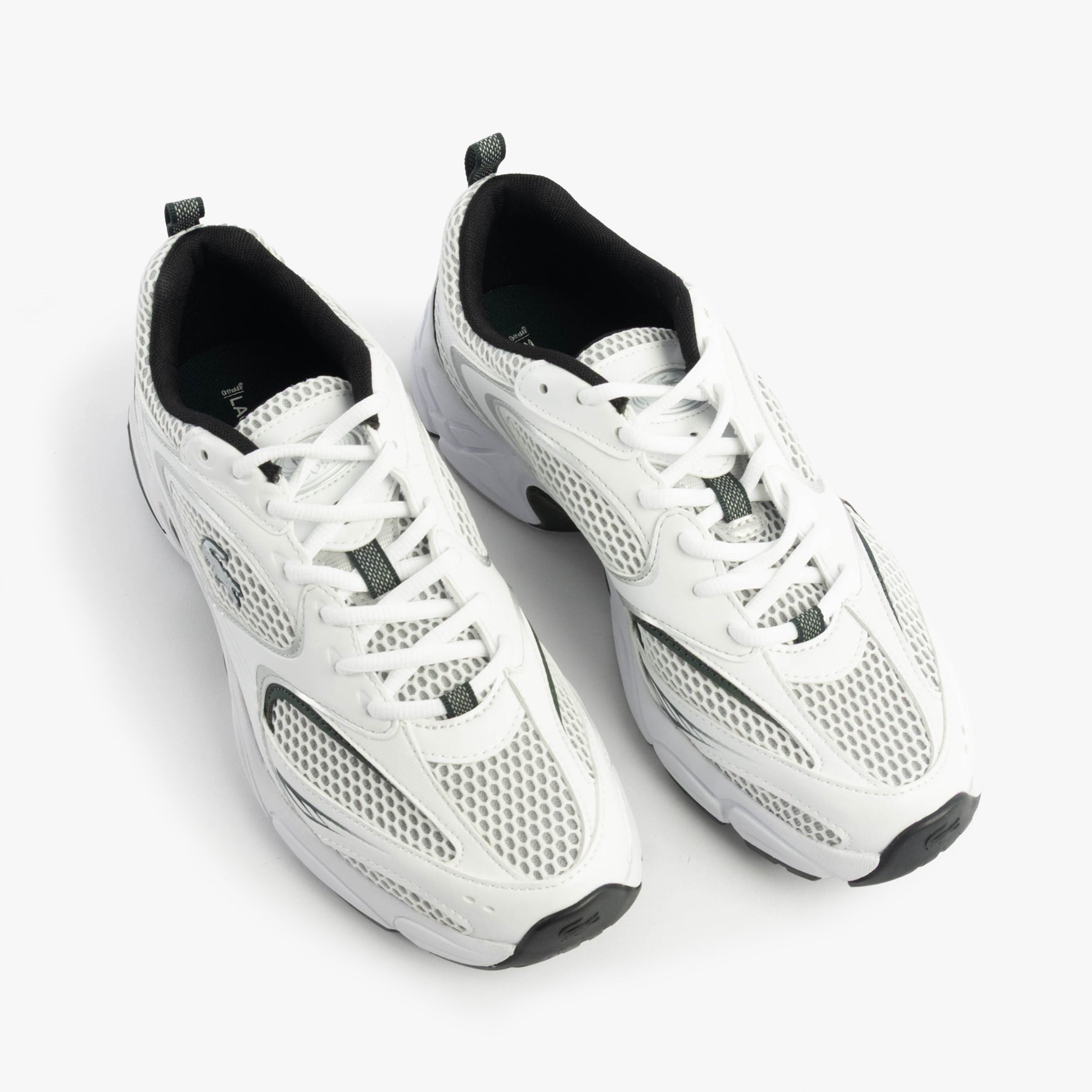 Lacoste STORM 96 2K Mens Trainers White/Dark Green