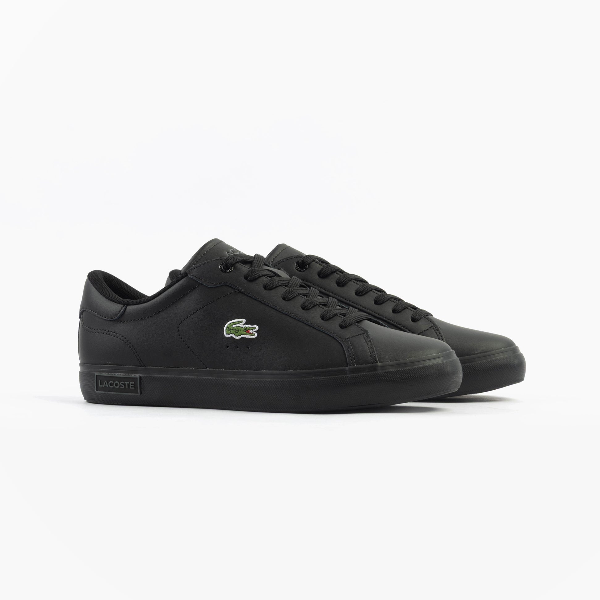 Lacoste POWERCOURT Mens Trainers Black
