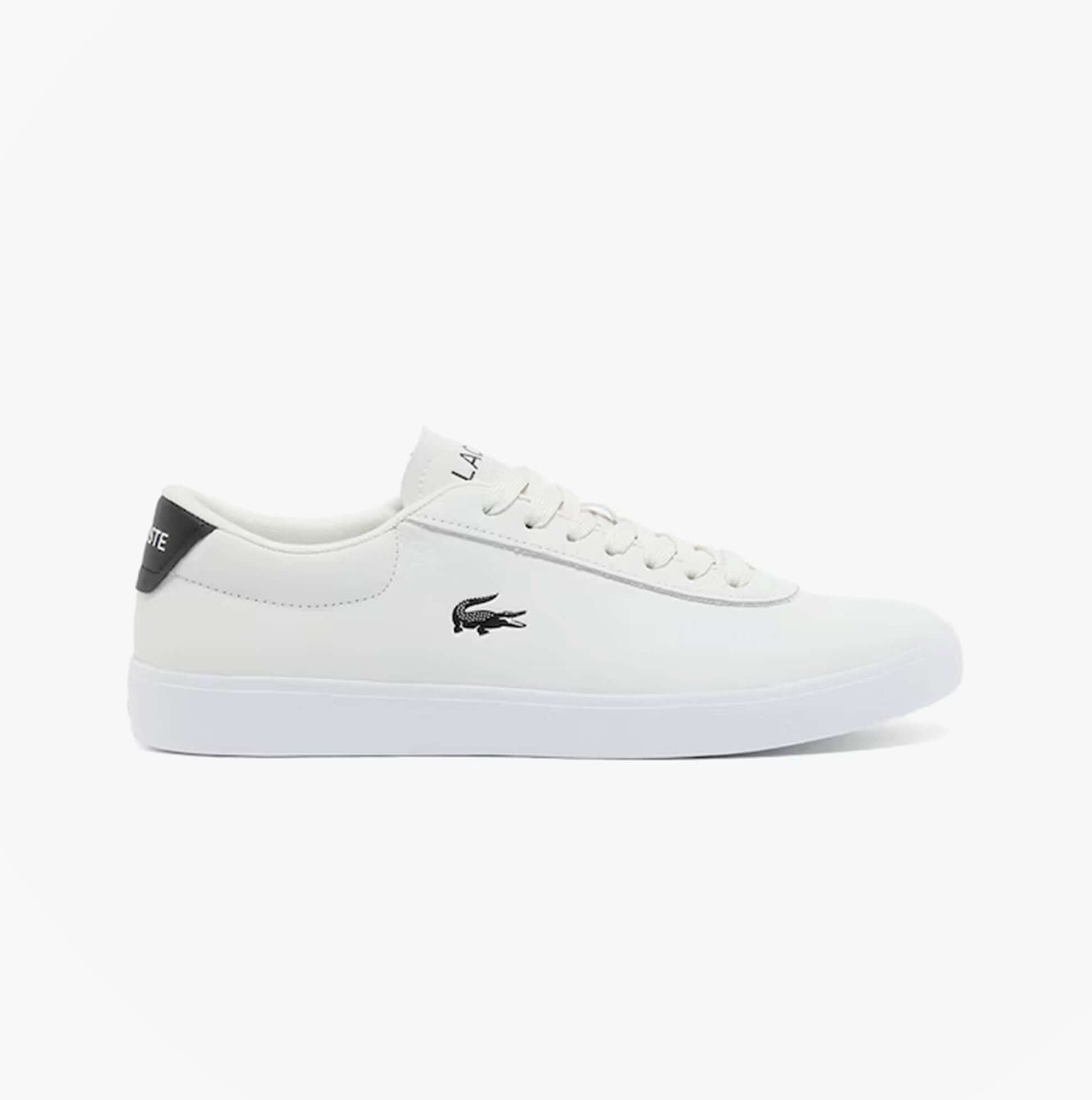 Lacoste BASESHOT EVO Mens Court Trainers Trainers White/Black