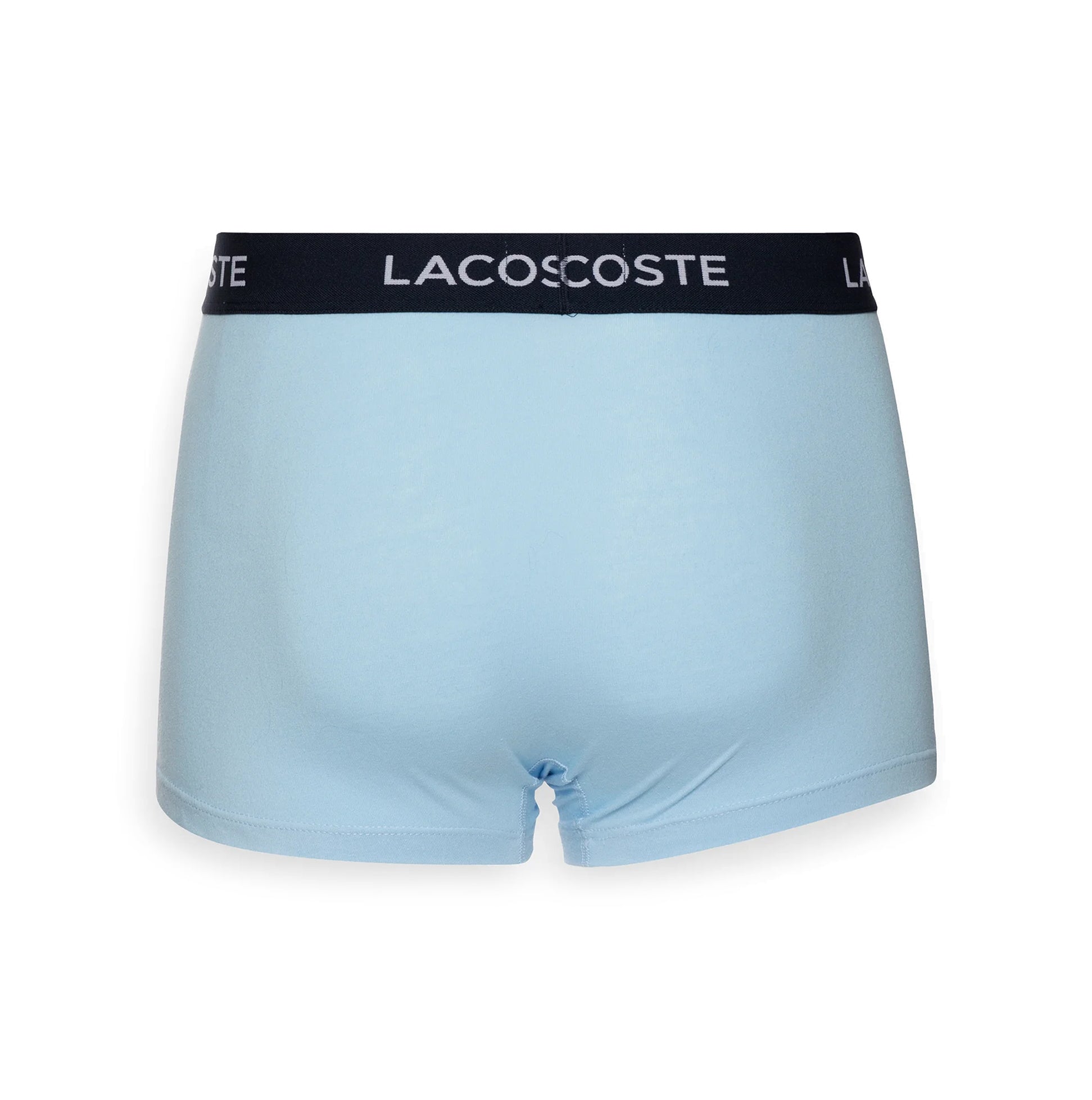 Lacoste 3 Pack Trunks Mens Trunks Navy Blue/Methylene/Creek
