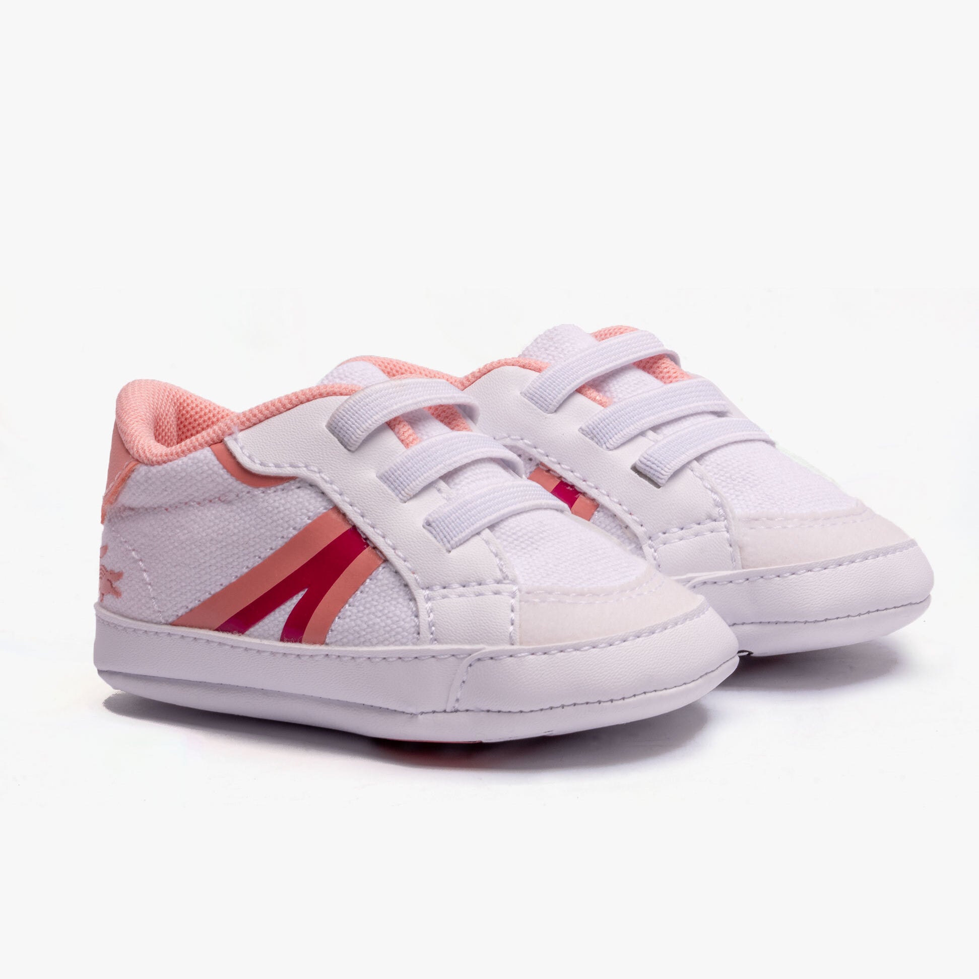 Lacoste L004 CRIB Unisex Kids Casual White/Pink
