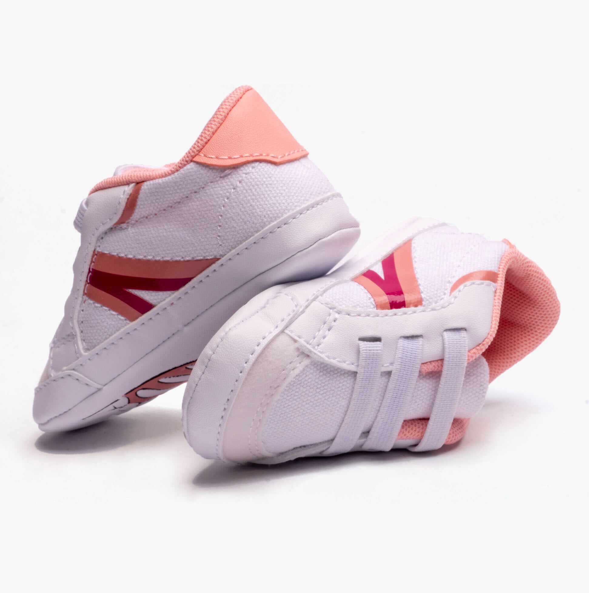 Lacoste L004 CRIB Unisex Kids Casual White/Pink