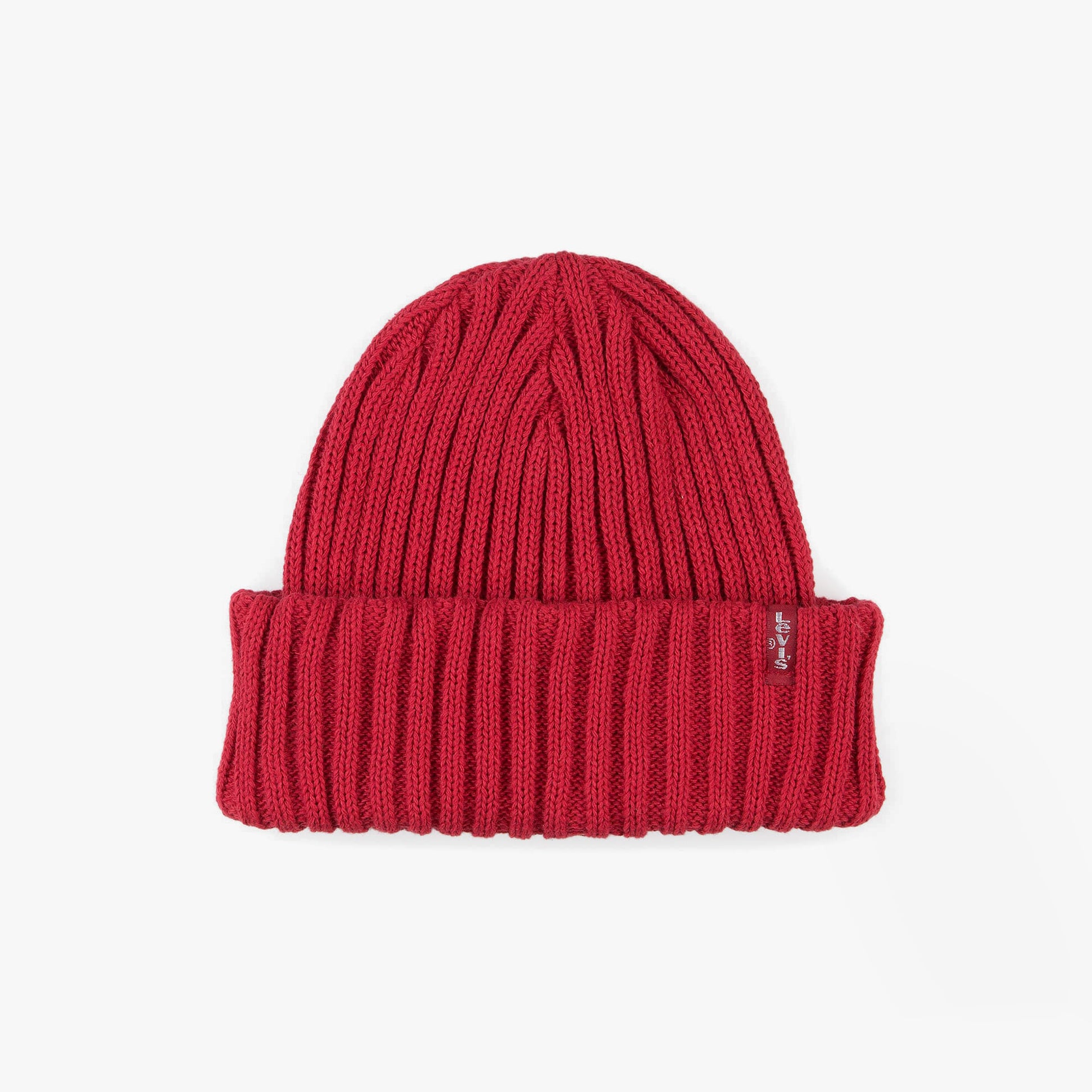 Levi's RIBBED BEANIE Mens Brilliant Red