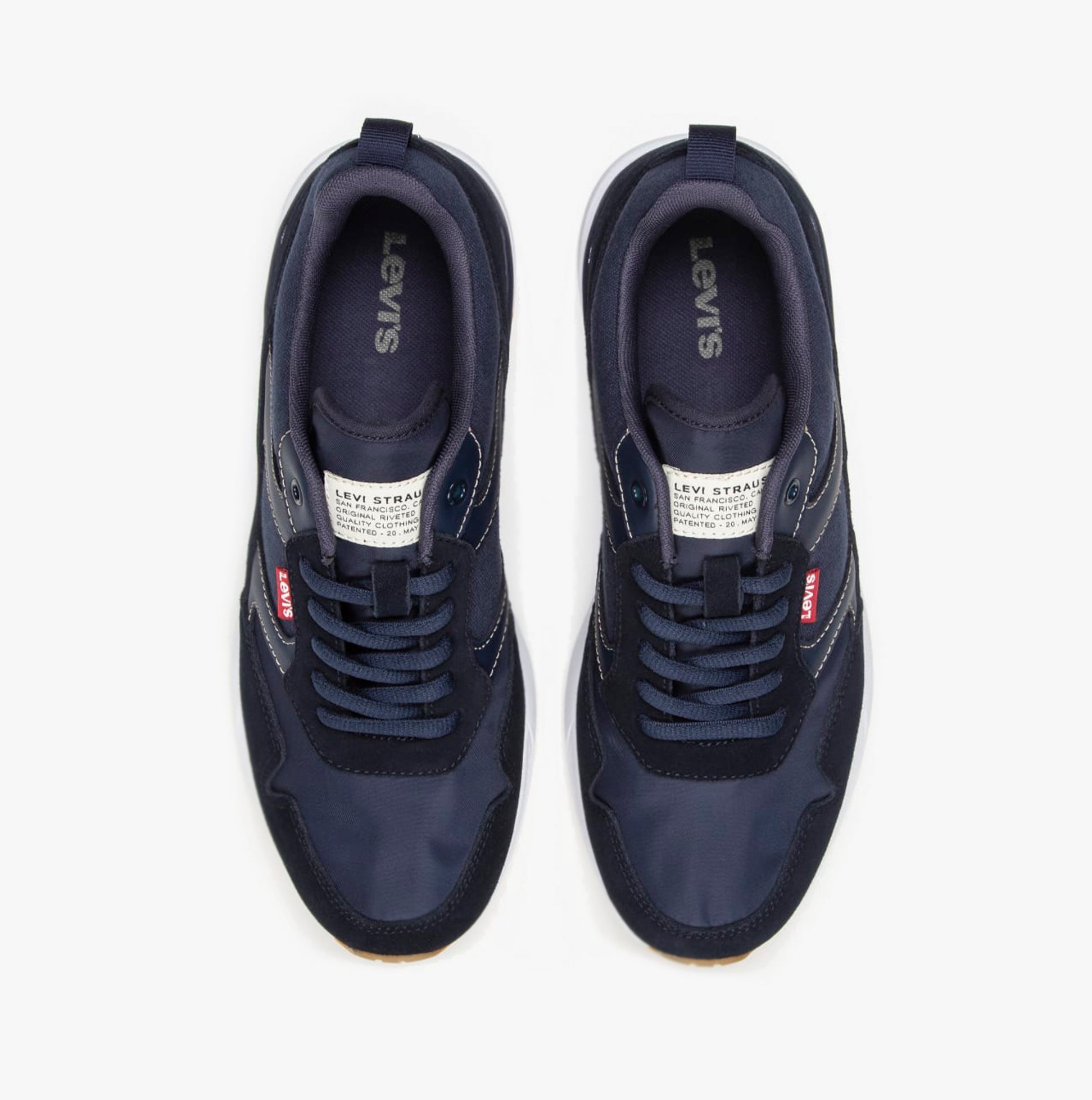 Levi's OATS REFRESH Mens Trainers Navy Blue