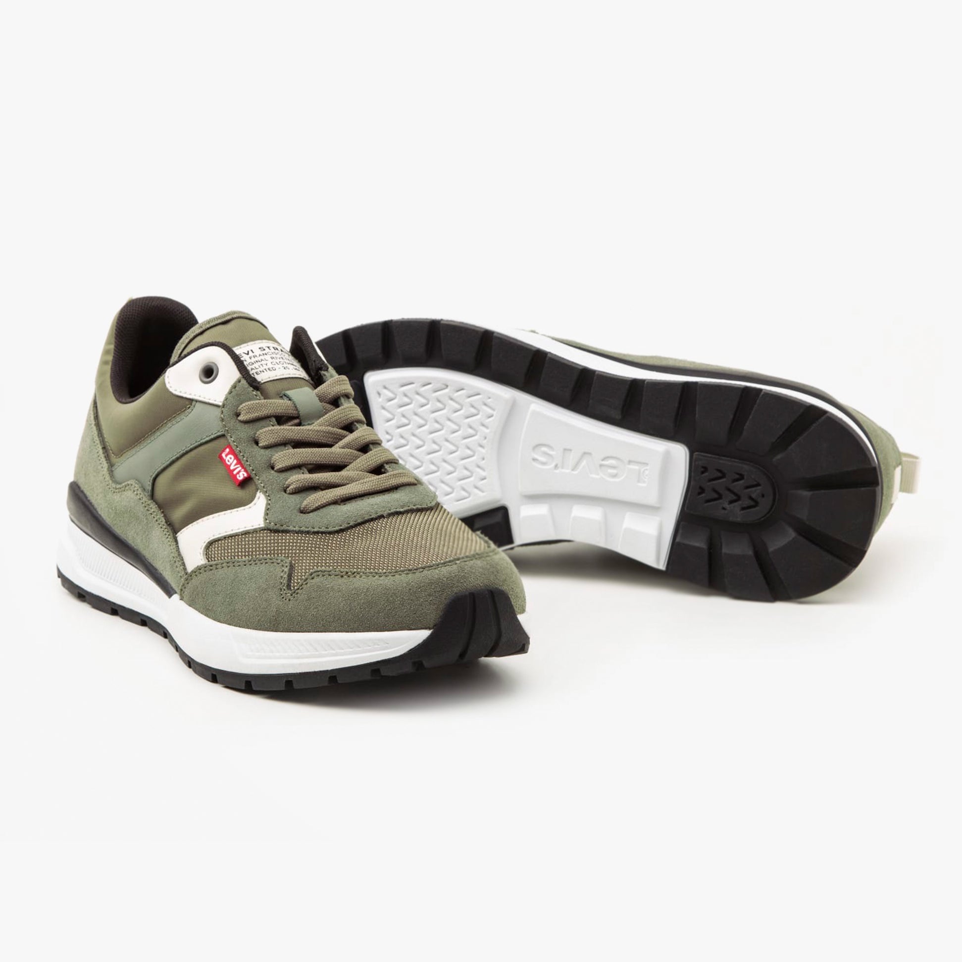 Levi's OATS REFRESH Mens Trainers Dark Khaki