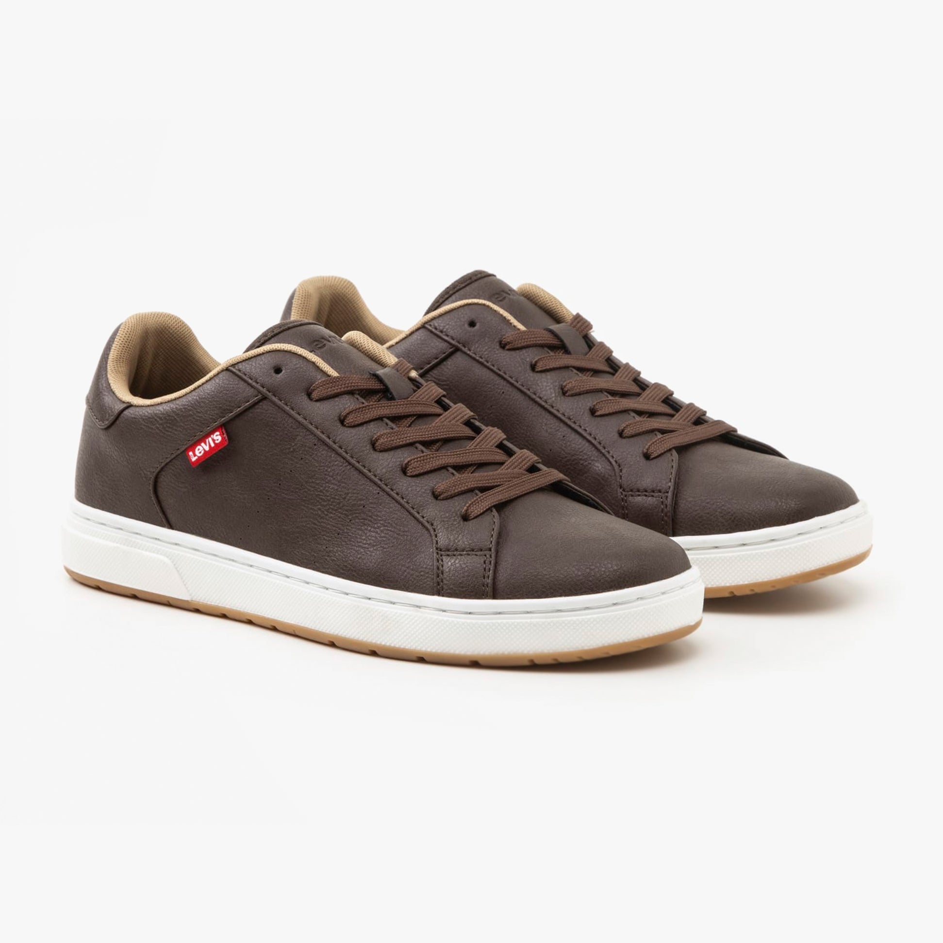 Levi's PIPER Mens Trainers Dark Brown
