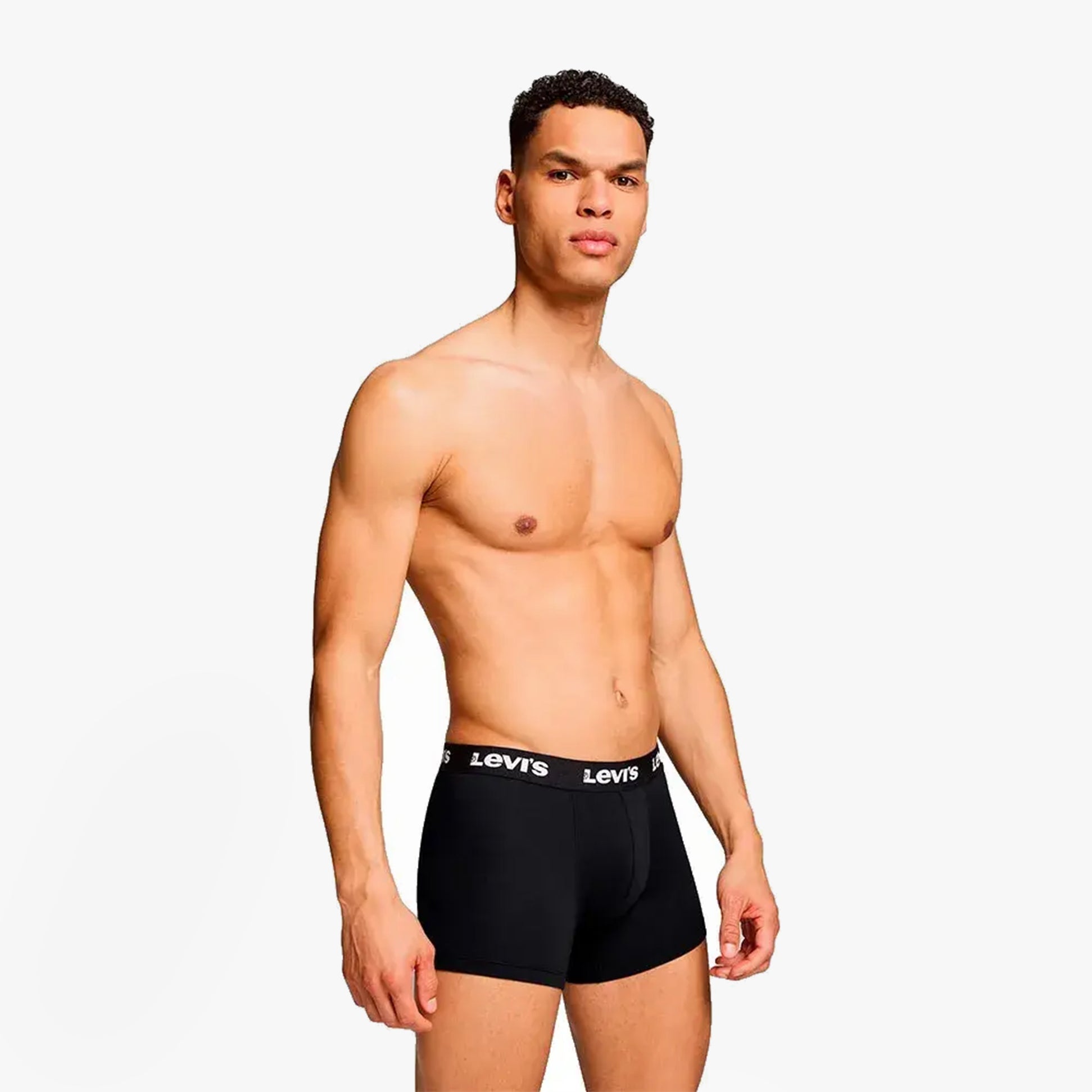Levi's REPEAT LOGO Mens 3-Pack Trunks Black