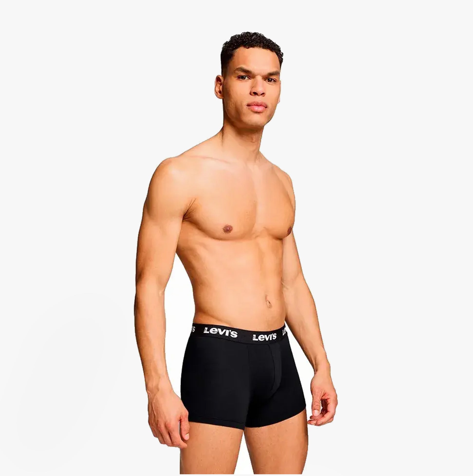 Levi's REPEAT LOGO Mens 3-Pack Trunks Black
